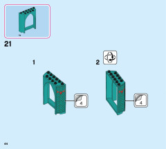 LEGO 43185 instructions page 44 – build guide