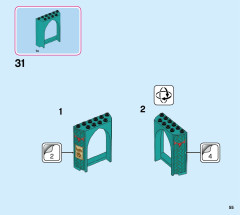 LEGO 43185 instructions page 55 – build guide