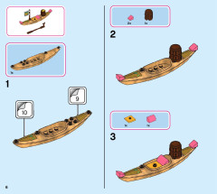 LEGO 43185 instructions page 6 – build guide