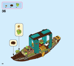 LEGO 43185 instructions page 62 – build guide