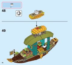 LEGO 43185 instructions page 70 – build guide