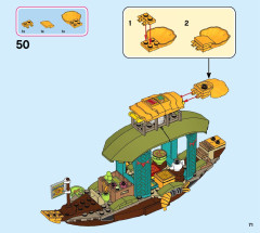 LEGO 43185 instructions page 71 – build guide