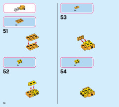 LEGO 43185 instructions page 72 – build guide