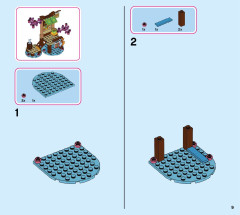 LEGO 43185 instructions page 9 – build guide
