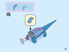 LEGO 43186 instructions page 15 – build guide