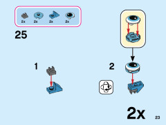 LEGO 43186 instructions page 23 – build guide