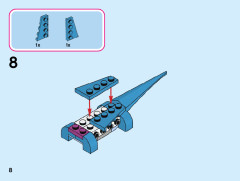LEGO 43186 instructions page 8 – build guide