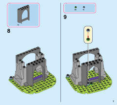 LEGO 43187 instructions page 7 – build guide