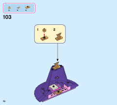 LEGO 43187 instructions page 70 – build guide