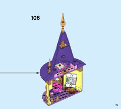 LEGO 43187 instructions page 73 – build guide