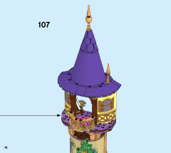 LEGO 43187 instructions page 74 – build guide