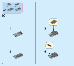 LEGO 43187 instructions page 8 – build guide