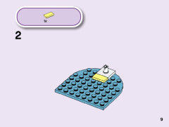 LEGO 43191 instructions page 9 – build guide