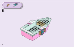 LEGO 43191 instructions page 8 – build guide