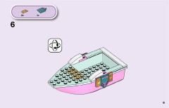 LEGO 43191 instructions page 9 – build guide