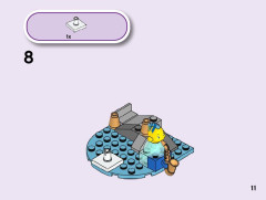 LEGO 43191 instructions page 11 – build guide