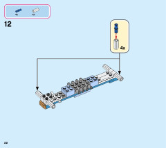 LEGO 43192 instructions page 22 – build guide