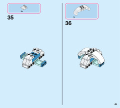 LEGO 43192 instructions page 45 – build guide