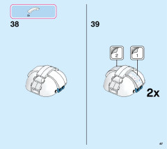 LEGO 43192 instructions page 47 – build guide