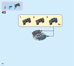 LEGO 43192 instructions page 50 – build guide