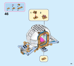 LEGO 43192 instructions page 53 – build guide