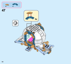 LEGO 43192 instructions page 54 – build guide