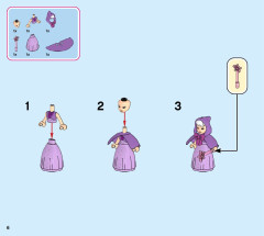 LEGO 43192 instructions page 6 – build guide