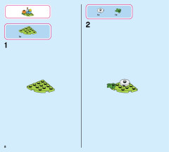LEGO 43192 instructions page 8 – build guide
