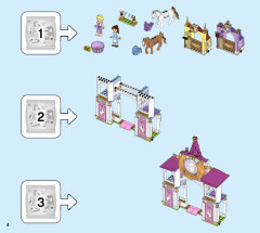 LEGO 43195 instructions page 4 – build guide