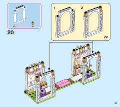 LEGO 43195 instructions page 43 – build guide