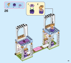 LEGO 43195 instructions page 49 – build guide