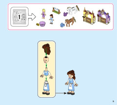 LEGO 43195 instructions page 5 – build guide