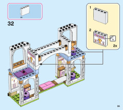 LEGO 43195 instructions page 55 – build guide