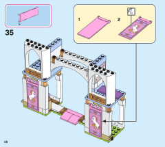 LEGO 43195 instructions page 58 – build guide