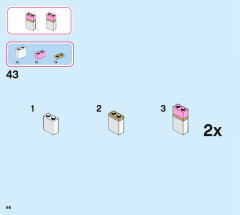 LEGO 43195 instructions page 66 – build guide