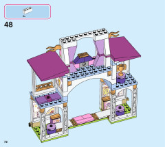 LEGO 43195 instructions page 72 – build guide