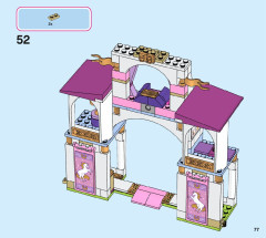 LEGO 43195 instructions page 77 – build guide