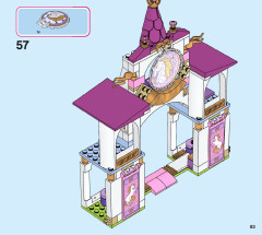 LEGO 43195 instructions page 83 – build guide