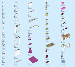 LEGO 43195 instructions page 86 – build guide