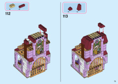 LEGO 43196 instructions page 73 – build guide