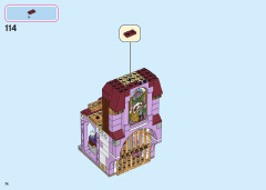 LEGO 43196 instructions page 74 – build guide