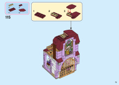 LEGO 43196 instructions page 75 – build guide