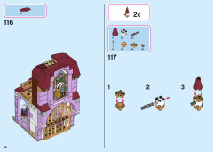 LEGO 43196 instructions page 76 – build guide