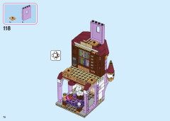 LEGO 43196 instructions page 78 – build guide