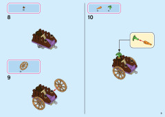 LEGO 43196 instructions page 9 – build guide