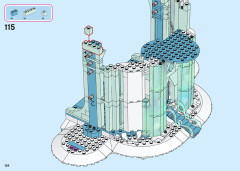 LEGO 43197 instructions page 128 – build guide