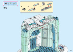 LEGO 43197 instructions page 161 – build guide