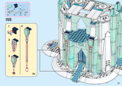 LEGO 43197 instructions page 167 – build guide