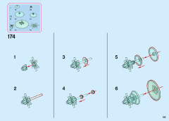 LEGO 43197 instructions page 185 – build guide