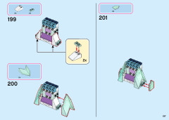 LEGO 43197 instructions page 197 – build guide